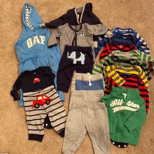 Carter’s GAP boys 3 & 6 month long sleeve lot